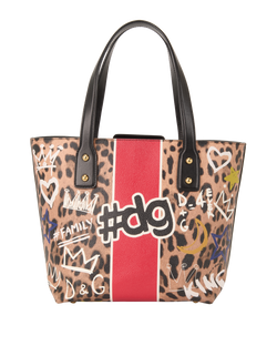 Beatrice Tote, Leather, Brwn/Multi, MII/44, 2*